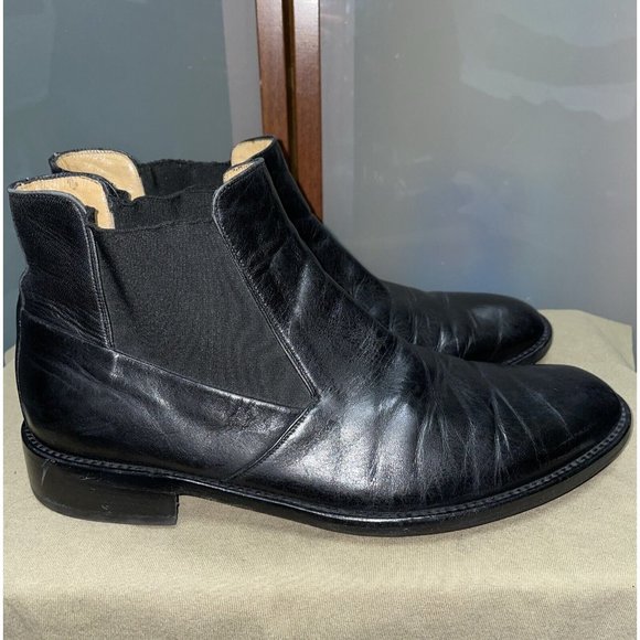 BALLY Mens Sedalo Black Soft Calf Leather Chelsea Ankle Boots Size 7.5 EU 8.5 US main image 11